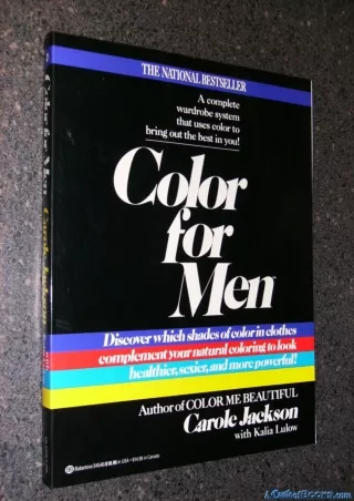 Download Book [PDF] Color for Men bestseller