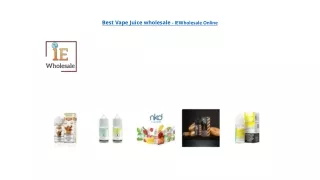 Best Vape Juice wholesale - IEWholesale Online