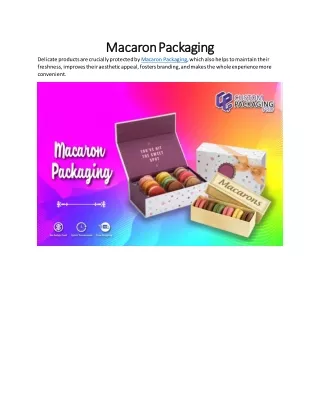 Macaron Packaging