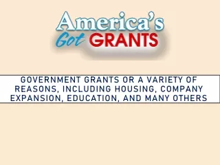 Government Grants Or A Variety Of Reasons, Including Housing, Company Expansion, Education, And Many Others