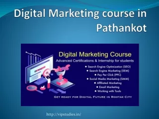 Digital Marketing course in Pathankot