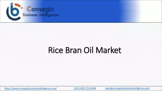 Rice Bran Oil Market Overview & Segmentation 2023