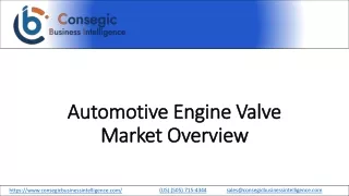 Automotive Engine Valve Market