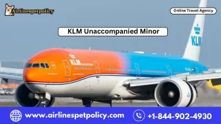 How To Book Unaccompanied Minor Ticket on KLM?