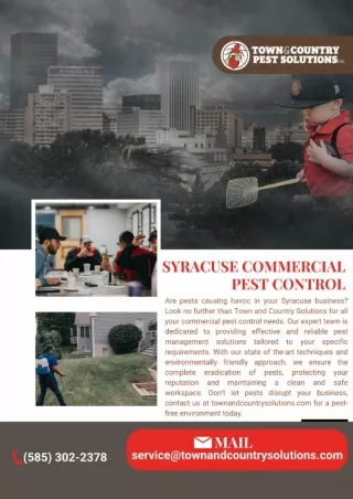 Syracuse commercial pest control