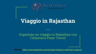 Viaggio in Rajasthan