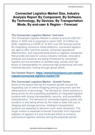 Connected Logistics Market