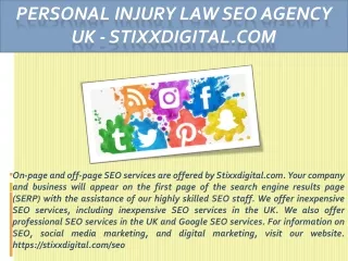 Personal Injury Law SEO Agency UK - stixxdigital.com