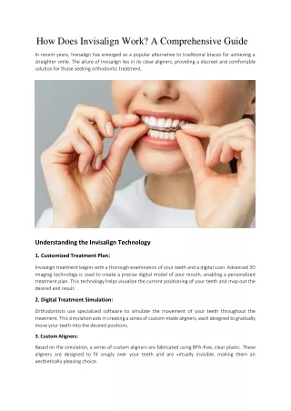 How Does Invisalign Work?  A Comprehensive Guide.docx