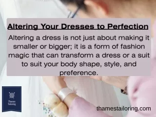 Dress alteration