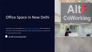 Office-Space-in-New-Delhi and Coworking Space in Delhi Offer by AltF Delhi