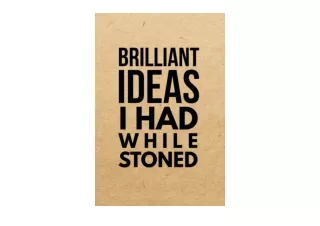 Download Brilliant Ideas I Had While Stoned Marijuana Weed Cannabis Stoner Gift