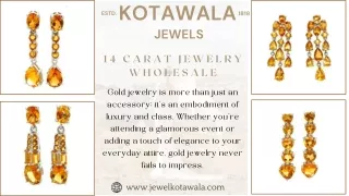 Wholesale 14k Gold Jewellery