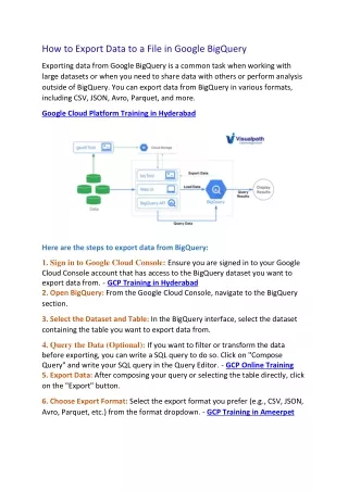 Google Cloud Data Engineer Training | GCP Training in Ameerpet