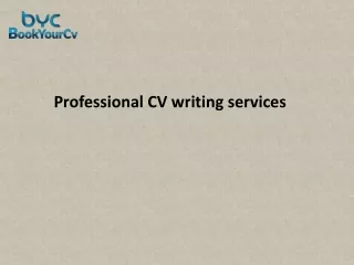 Resume Writing Services Bangalore
