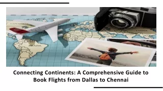 Flights From Dallas To Chennai