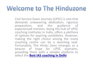 Choosing the Best IAS Coaching in Delhi