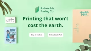 Eco-Friendly Green Printing Service Provider in Australia