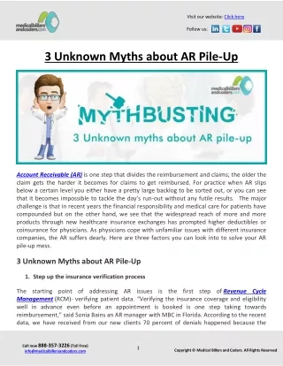 3 Unknown Myths about AR Pile-Up