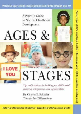 Download Book [PDF] Ages and Stages: A Parent's Guide to Normal Childhood Development