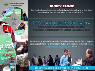 Choose Best Psycho Sexologist in Patna online- Dr. Sunil Dubey