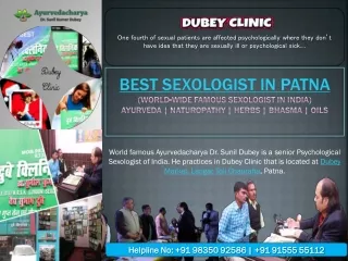 Best Sexologist in Patna for Female SPD treatment- Dr. Sunil Dubey