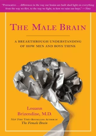 DOWNLOAD/PDF The Male Brain: A Breakthrough Understanding of How Men and Boys Think