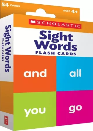 READ [PDF] Flash Cards: Sight Words
