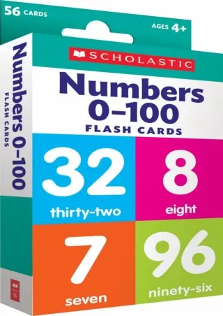 [READ DOWNLOAD] Flash Cards: Numbers 0 - 100