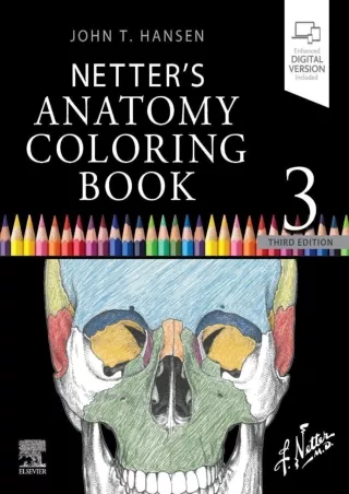 $PDF$/READ/DOWNLOAD Netter's Anatomy Coloring Book (Netter Basic Science)