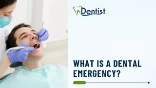 What is a Dental Emergency?