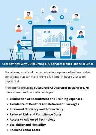 Cost Savings: Why Outsourcing CFO Services Makes Financial Sense