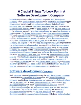 6 Crucial Things To Look For In A Software Development Company.docx