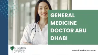 general Medicine doctor abu dhabi