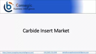 Carbide Insert Market