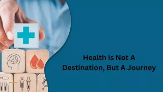 Jorge Marques Moura |  Health Is Not A Destination, But A Journey