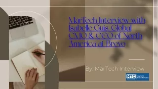 MarTech Interview with Isabelle Guis, Global CMO & CEO of North America at Brevo