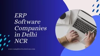 ERP Software Development Company in Noida | Top ERP Company in Noida