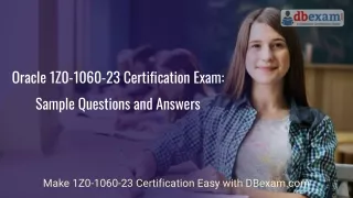 Oracle 1Z0-1060-23 Certification Exam: Sample Questions and Answers