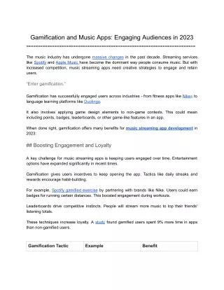 Gamification and Music Apps_ Engaging Audiences in 2023