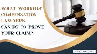 What Workers Compensation Lawyers Can Do to Prove Your Claim?