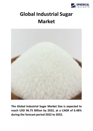 Global Industrial Sugar Market