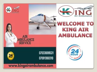 Upgraded Technology - King Air Ambulance Service in Patna
