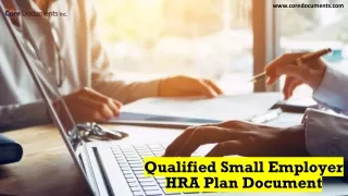 Qualified Small Employer HRA Plan Document