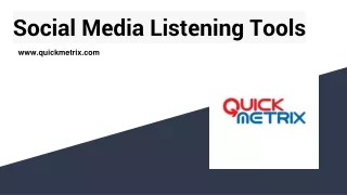 Social Media Listening Tools