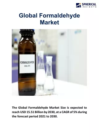 Global Formaldehyde Market