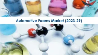 Automotive Foams Market Size, Growth and Research Report 2029.