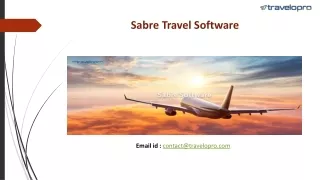 Sabre Travel Software