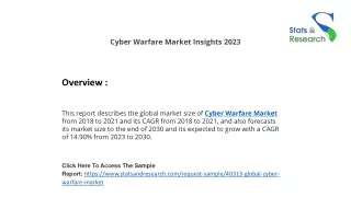 Cyber Warfare Market