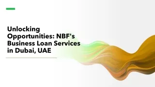 Business Loan Services